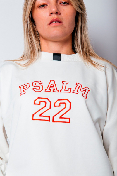 Молочный свитшот свободного кроя женский MariSt 31001 молочный - фото 3