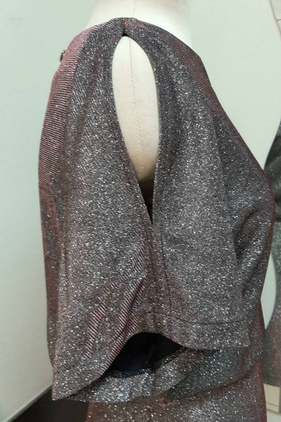 Платье с длинным рукавом из трикотажа для повседневной носки S. Veles 3-220 - фото 3