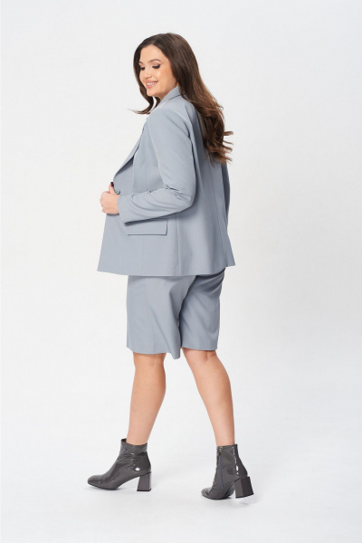 Брюки, жакет Vilena 1060 серый - фото 2