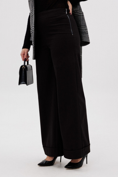 Брюки, жилет Michel chic 1404/1 черный,темно-серый,клетка - фото 10