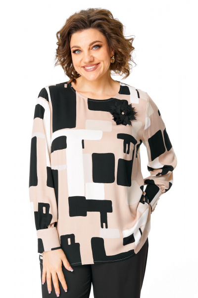 Блуза, брюки VI ORO VR-1164 камушки - фото 6