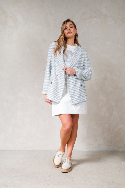 Демисезонный жакет из твида и классические брюки Avanti 1685 - фото 6