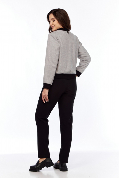 Демисезонный костюм из трикотажа: бомбер и юбка БагираАнТа 996 - фото 5