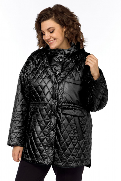 Облегченная демисезонная куртка с капюшоном и функциональными деталями Jurimex 3281 черный - фото 1