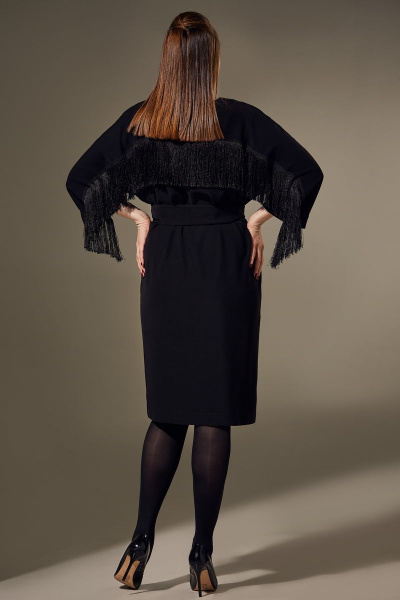 Платье Andrea Style 00311 черный - фото 3