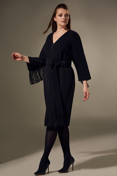 Платье Andrea Style 00311 черный - фото 1