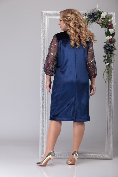 Платье Michel chic 2039 синий - фото 4