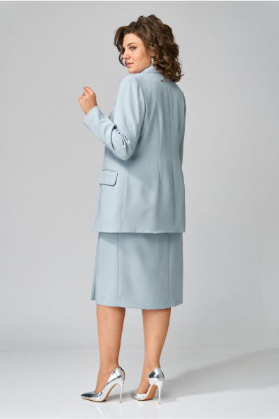 Комплект из жакета и платья из костюмной ткани Орхидея 1467 - фото 2