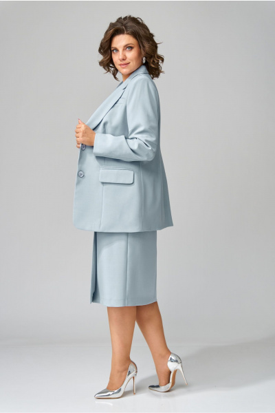 Комплект из жакета и платья из костюмной ткани Орхидея 1467 - фото 3