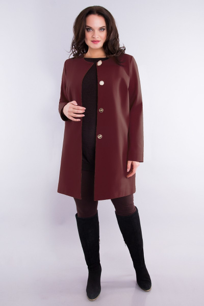 Жакет DaLi 340 баклажан - фото 2