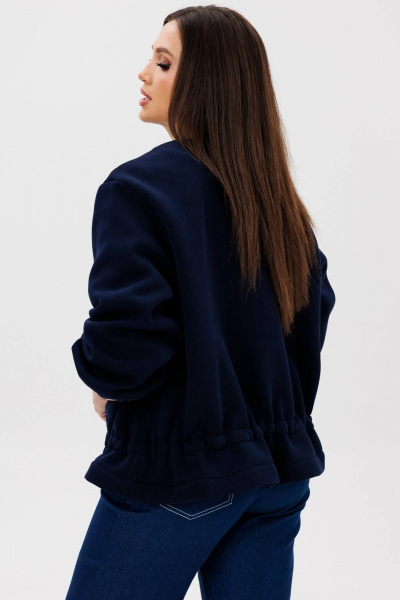 Джинсовый костюм из текстиля из джинсового хлопка Ma Сherie 1149 темно-синий - фото 7