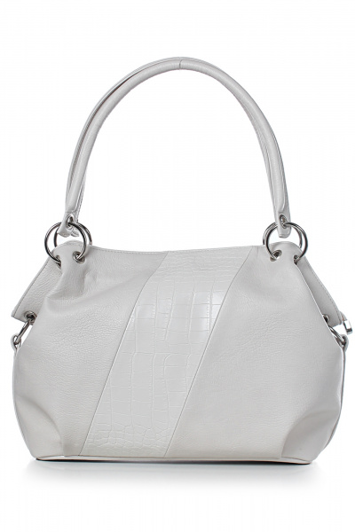 Сумка из экокожи в круглый сезон для повседневной носки Galanteya 5024.24с247к45 молочный - фото 2