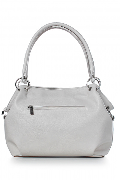 Сумка из экокожи в круглый сезон для повседневной носки Galanteya 5024.24с247к45 молочный - фото 3