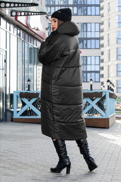 Пальто Lady Secret 8274 черный - фото 3