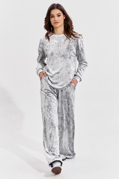 Брюки палаццо и джемпер свободного кроя RINKA 1359/1 - фото 19