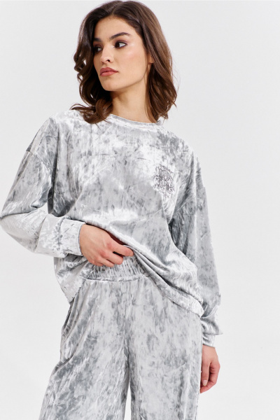 Брюки палаццо и джемпер свободного кроя RINKA 1359/1 - фото 17