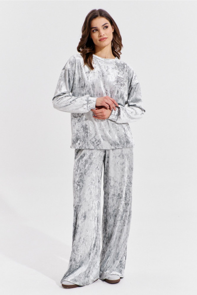 Брюки палаццо и джемпер свободного кроя RINKA 1359/1 - фото 12