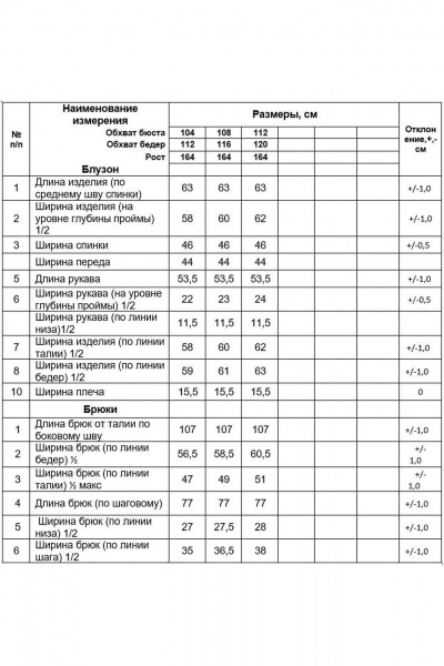Блуза, брюки Alani Collection 2229 - фото 6