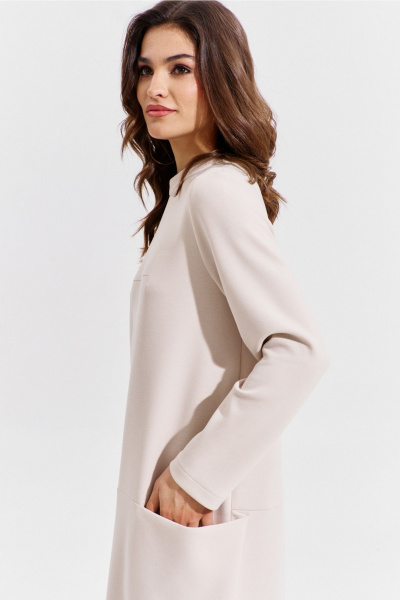 Платье длинное до щиколотки с карманами и швом RINKA 1363/1 - фото 9