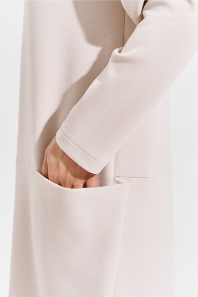 Платье длинное до щиколотки с карманами и швом RINKA 1363/1 - фото 8