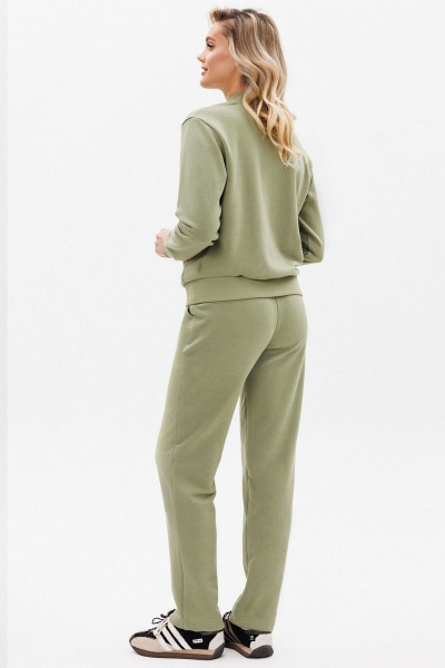 Спортивный костюм из трикотажа с брюками и бомбером GO F3071/26-02. 164-170 - фото 3