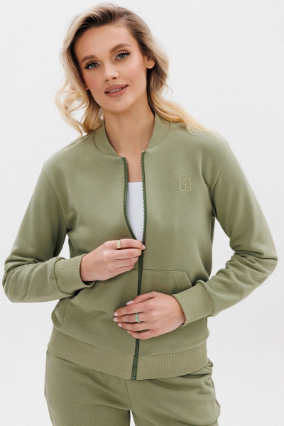 Спортивный костюм из текстиля с брюками на резинке GO F3071/26-02. 170-176 - фото 4