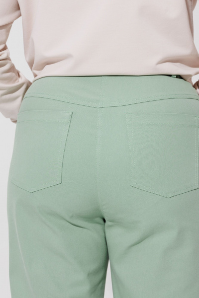 Женские джинсовые брюки прямого зауженного силуэта BRELA 2402 оливка - фото 5