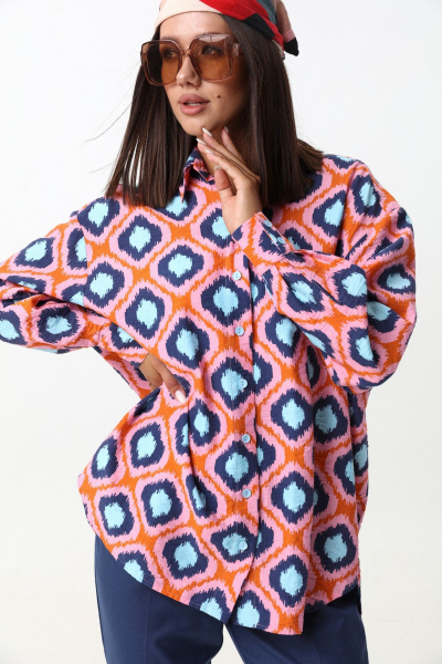 Комфортный комплект рубашка и брюки из легкой ткани с вискозой LM ВИ1630 - фото 7