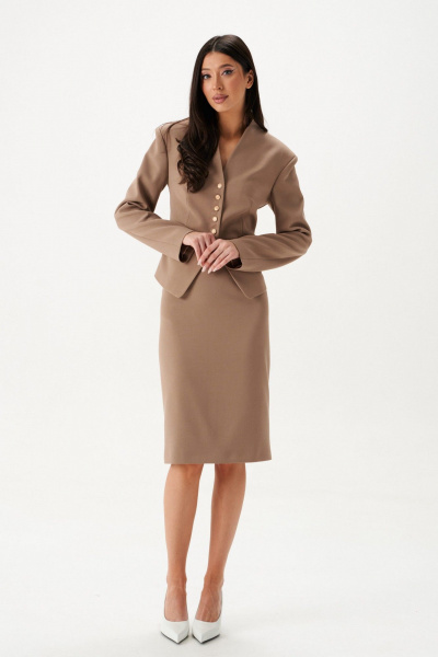 Юбка карандаш из костюмной ткани с подкладом ANNETE A1411 - фото 1