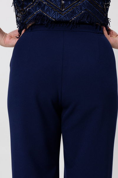 Синие классические брюки на резинке для торжественных и повседневных случаев BRELA 2365.1 синий - фото 5