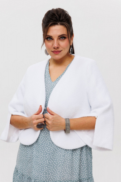 Платье шифон воздушное с воланами и рукавами-завязками Anelli 1457 ручеек - фото 11