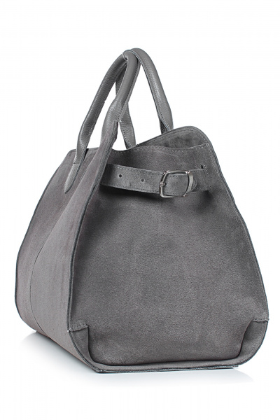 Сумка кожаная на каждый день с множеством карманов Galanteya 19924.24с996к45 серый - фото 2