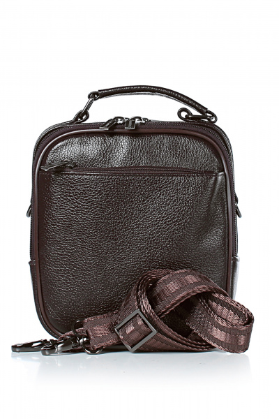 Сумка кожаная коричневая для стильных образов Galanteya 35524.24с1214к45 коричневый - фото 2
