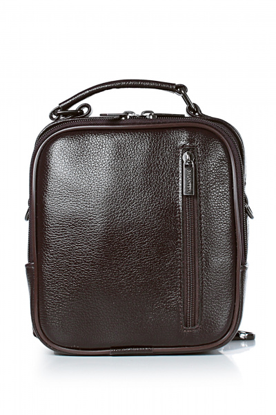 Сумка кожаная коричневая для стильных образов Galanteya 35524.24с1214к45 коричневый - фото 4