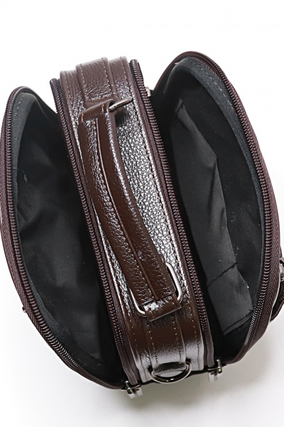 Сумка кожаная коричневая для стильных образов Galanteya 35524.24с1214к45 коричневый - фото 5