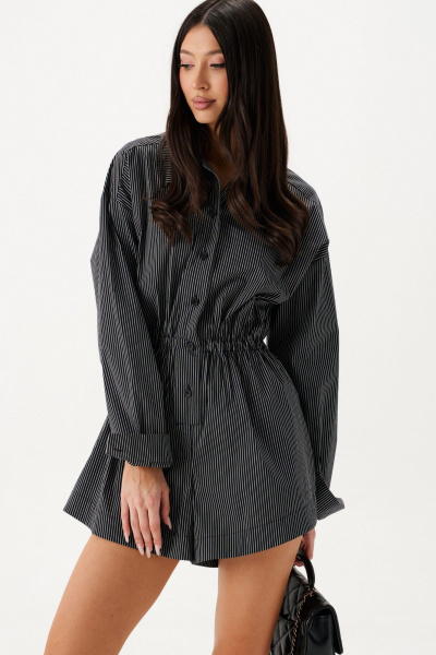 Хлопковый комбинезон с принтом и карманами ANNETE A3651 - фото 6