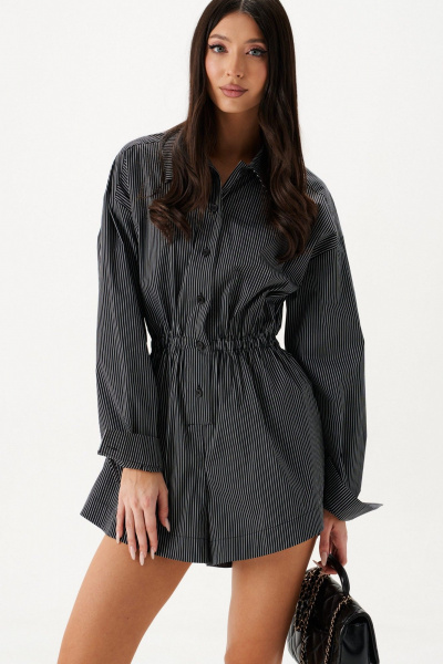 Хлопковый комбинезон с принтом и карманами ANNETE A3651 - фото 5