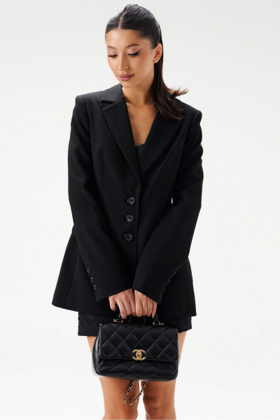 деловой жакет с талиевыми выточками и карманами ANNETE A5328 - фото 4