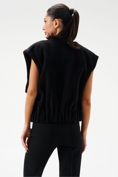 Жилет прямой классический из текстиля на каждый день ANNETE A5357 - фото 7