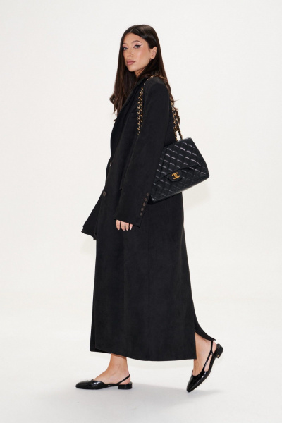 Жакет из искусственной замши свободный с карманами ANNETE A5430/3 - фото 3