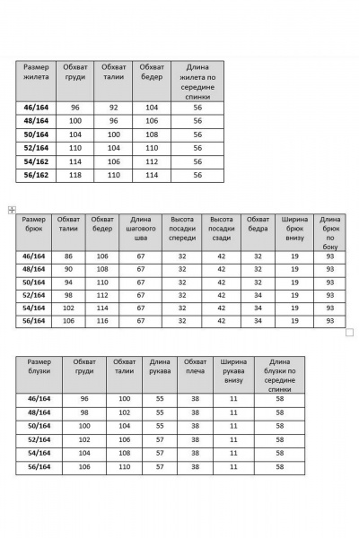 Костюм 3-ка серый лен деловой на каждый день Karina deLux M-1251 - фото 5