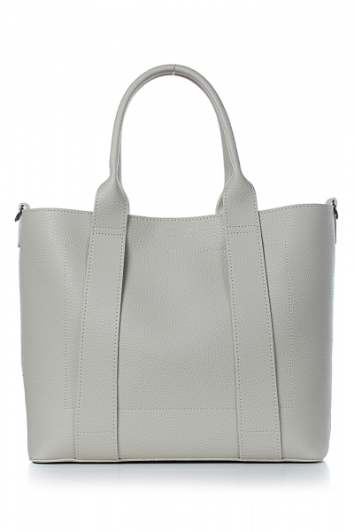 Круглогодичная экокожаная сумка с перегородочным карманом Galanteya 11724.24с817к45 бежевый_т. - фото 3