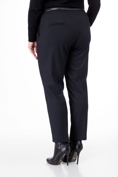 Брюки БелЭльСтиль 586-1 02 22 темно-синий трикотаж - фото 3