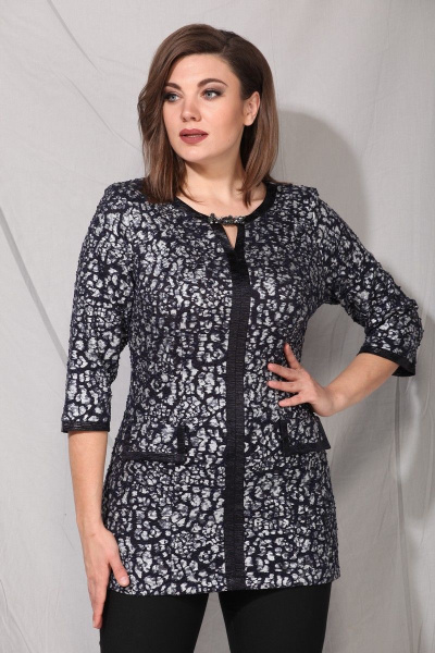 Туника La Prima 0689 синий - фото 2