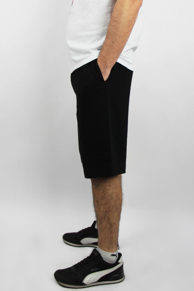 Шорты из трикотажа с карманами, подогнутый низ Полесье С8454-23 4С0666-Д43 182,188 черный - фото 2