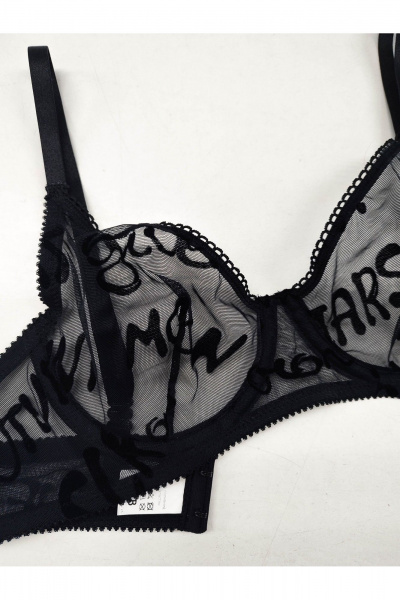 Кружевной трансформер с перестёгивающимися бретелями Frank&Co 13245 черный - фото 8