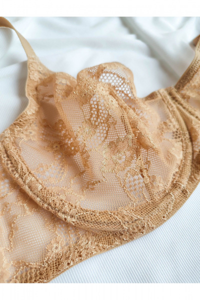 Кружевной трансформер с перестёгивающимися бретелями Frank&Co 13745 амаретто - фото 14