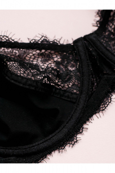 Модель из кружевной микрофибры без подкладки Frank&Co 13261 черный - фото 3