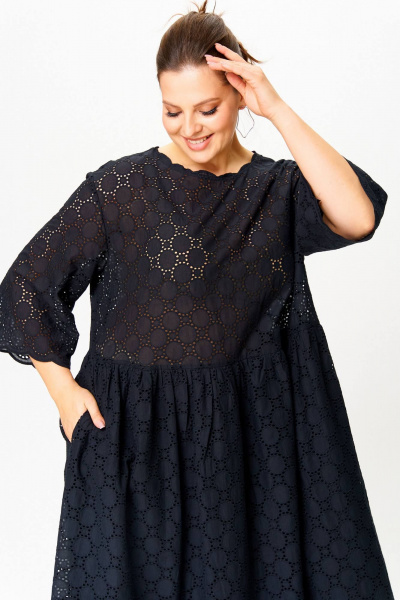 Летнее бохо-платье из хлопка с карманами и подкладкой SOVA 11270 - фото 9