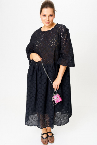 Летнее бохо-платье из хлопка с карманами и подкладкой SOVA 11270 - фото 6